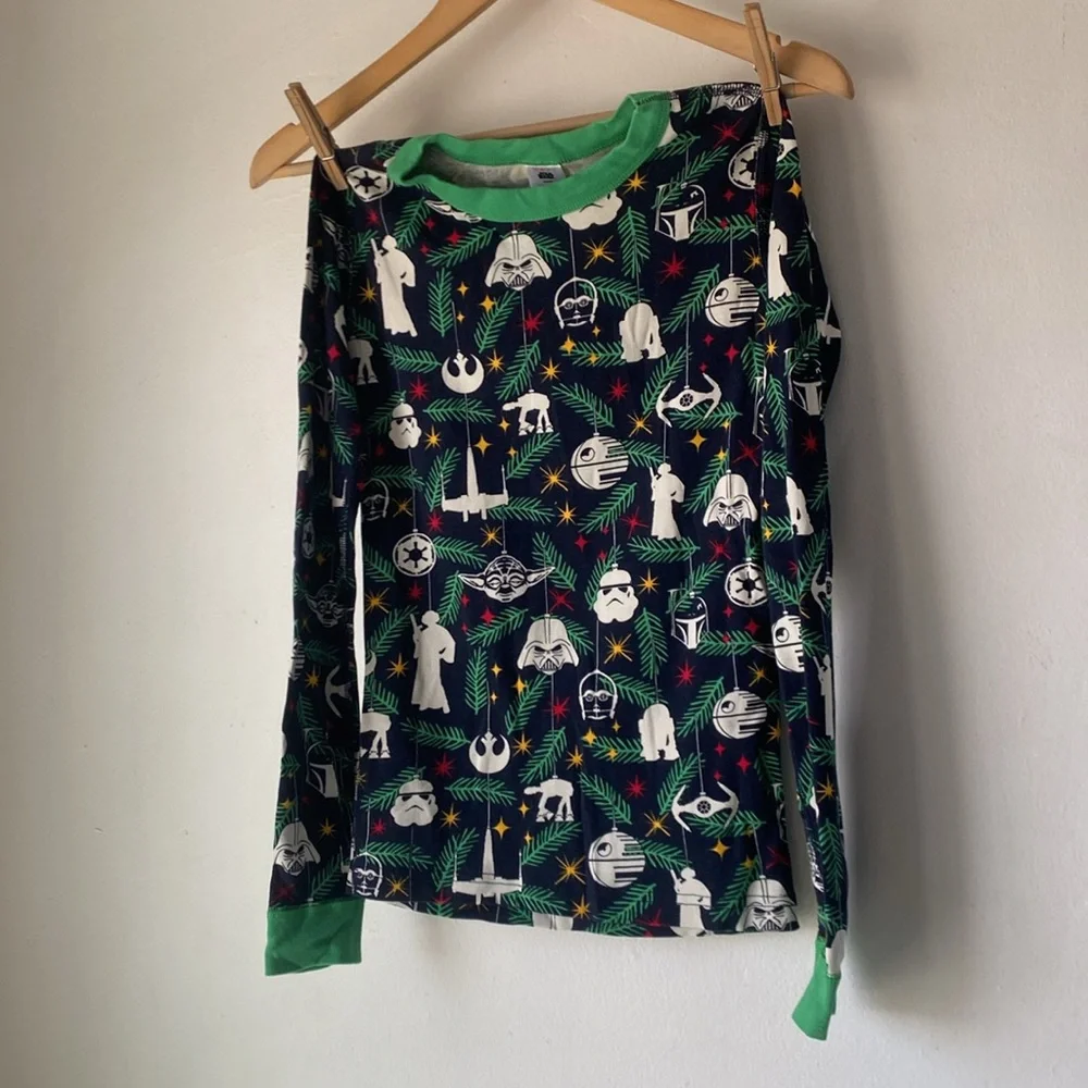Hanna Andersson Star Wars 12 Holiday Pajama Top
